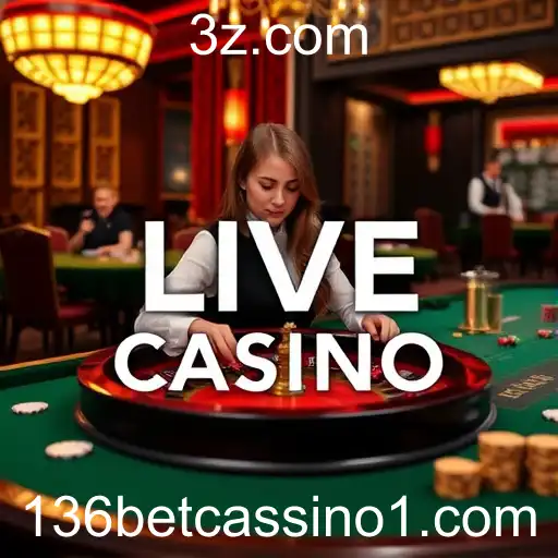Experiência de Jogo Autêntica com o Live Casino no 136betcassino